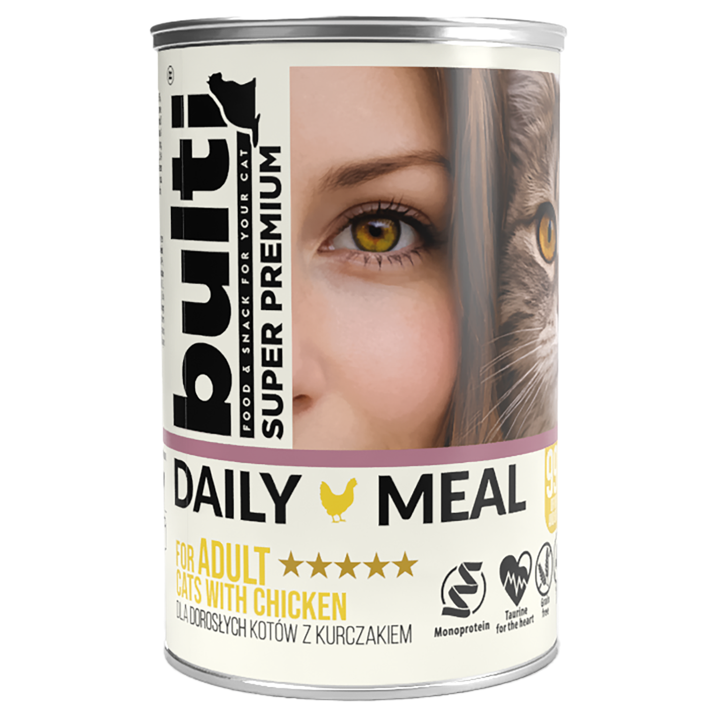 BULTI DAILY MEAL ADULT KURCZAK - Ault mokra karma dla kota 400g