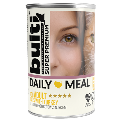 BULTI DAILY MEAL ADULT INDYK - mokra karma dla kota 400g
