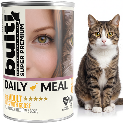 BULTI Daily Meal Adult mokra karma dla kota mix smaków, puszka 24 x 400g