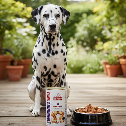 DOS PERROS Kawałki w sosie dla psa Drób - puszka 1250g
