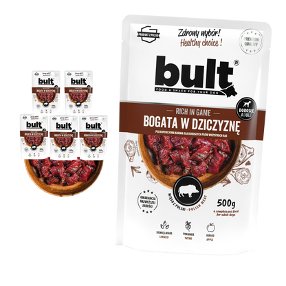 Bult saszetka mielonka bogata w dziczyznę Zestaw 6x500g