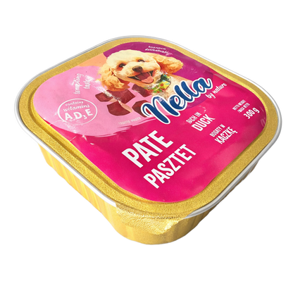 NELLA Pasztet dla psa Kaczka - tacka 300g