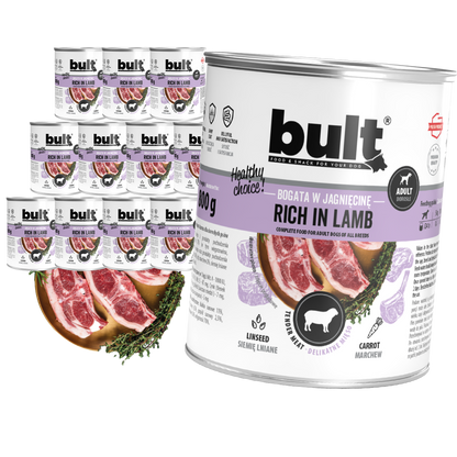 Bult puszka bogata w jagnięcinę Zestaw 12x800g