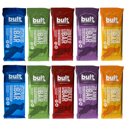 BULT Protein Bar przysmak dla psa mix smaków, 10 x 75g