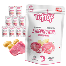 TufTuf – saszetka wieprzowina ziemniak 10x500g