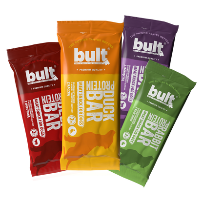 BULT Protein Bar przysmak dla psa mix smaków, 10 x 75g