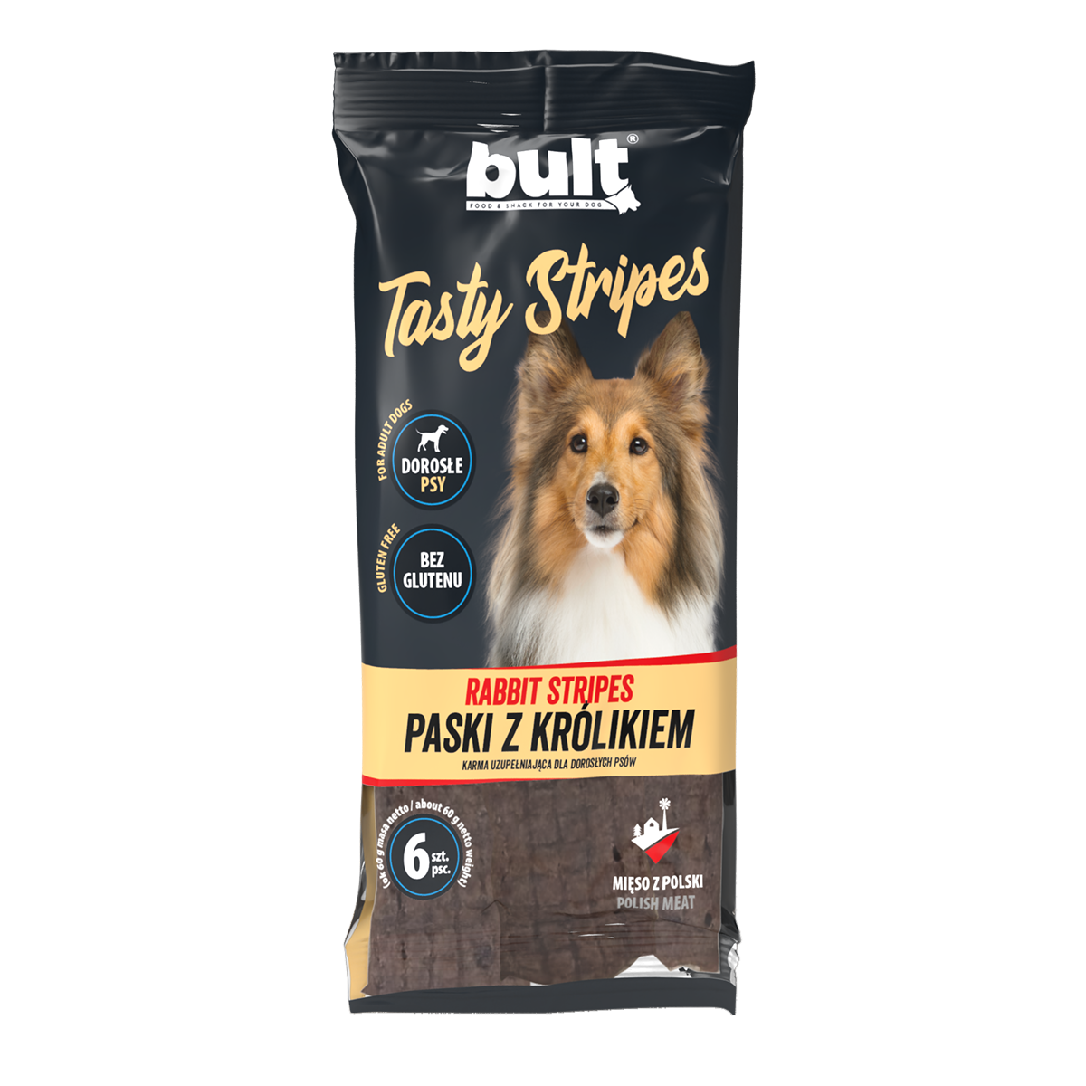 Bult paski z królikiem 6szt - 10x60g