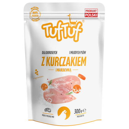 TufTuf saszetka mielonka kurczak marchewka 10x300g