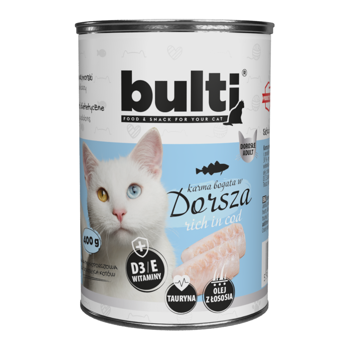 Bulti – puszka mielonka mix smaków 6x400g