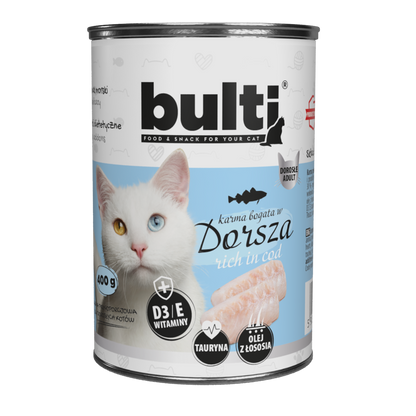 Bulti – puszka mielonka mix smaków 6x400g