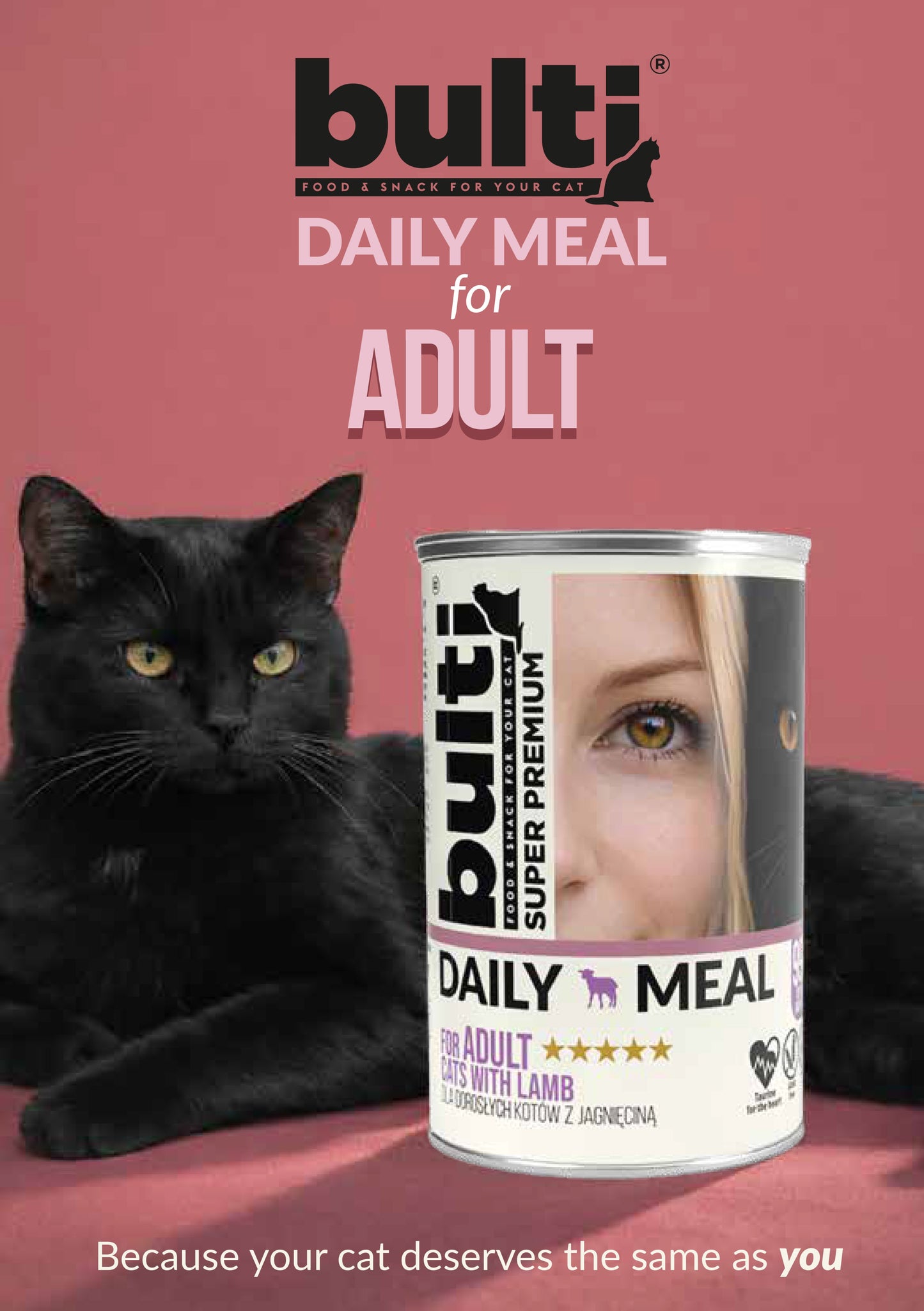 BULTI Daily Meal Adult mokra karma dla kota Jagnięcina 400g