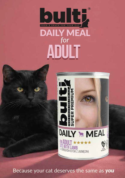 BULTI Daily Meal Adult mokra karma dla kota Jagnięcina 400g
