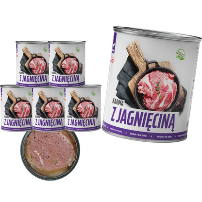 TufTuf puszka mielonka z jagnięciną Zestaw 6x800g