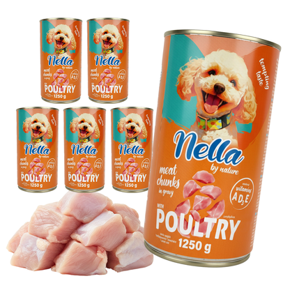 Nella kawałki mięsa w sosie z drobiem 6x1250g
