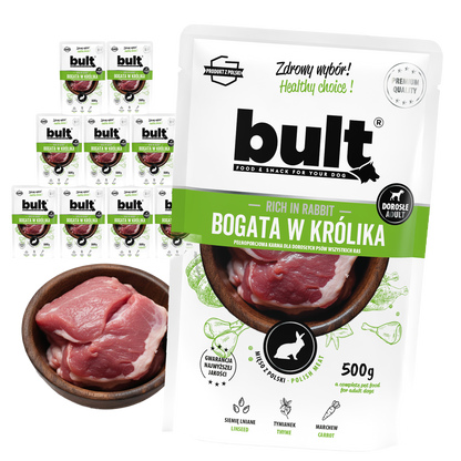 Bult saszetka mielonka bogata w królika 10x500g