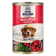 Puszka Wiejska wołowina mielonka 800g