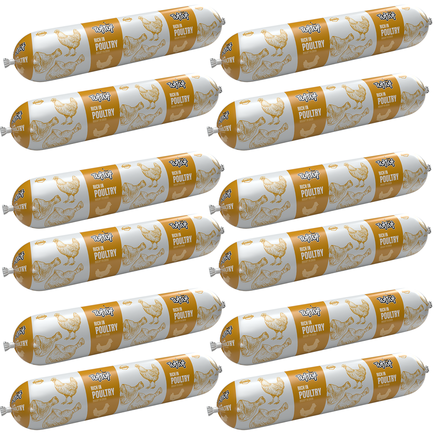TufTuf – baton drób zestaw 12x900g