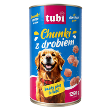Drób kawałki chunki puszka 1250g tubi
