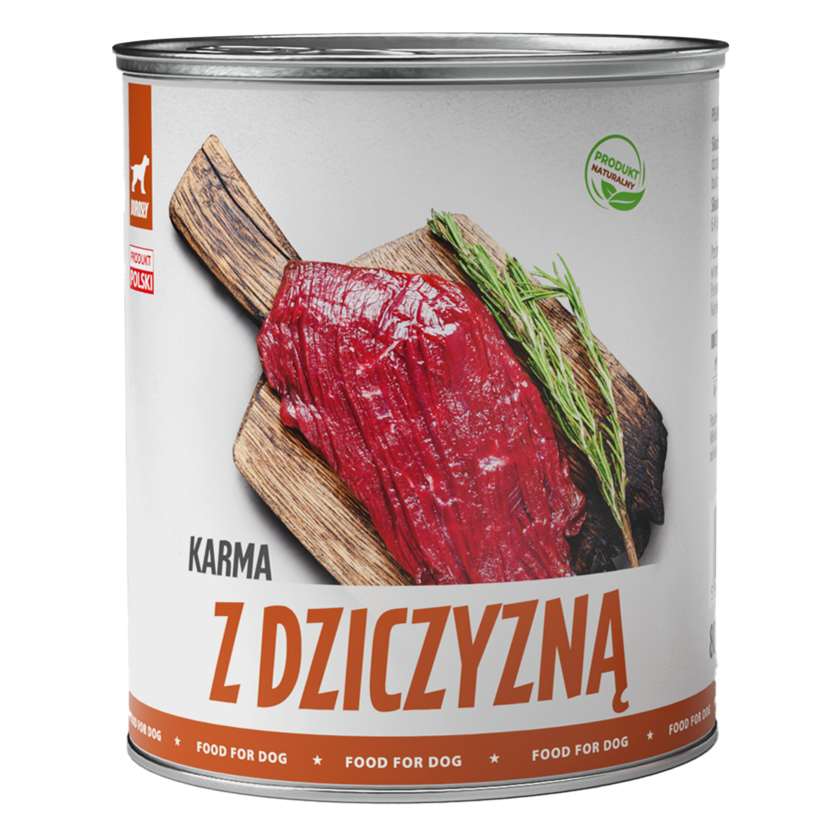TufTuf puszka mielonka z dziczyzną Zestaw 6x800g