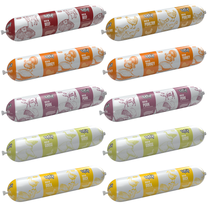 TufTuf – BATON mix smaków mięsnych 10x900g