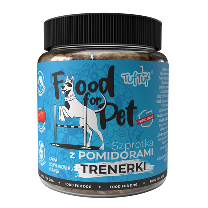 TufTuf TRENERKI SZPROTKA Z POMIDOREM - przysmak dla psa 120g