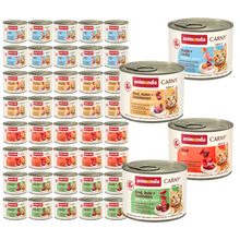 Animonda Carny wet cat food Variety Pack 40x200g can