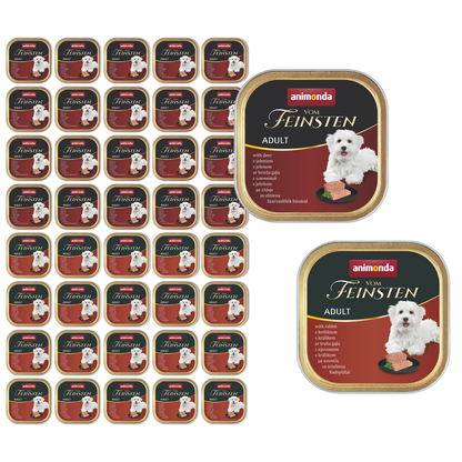 Animonda Vom Feinsten wet dog food Mixed Flavours 40x150g tray pâté