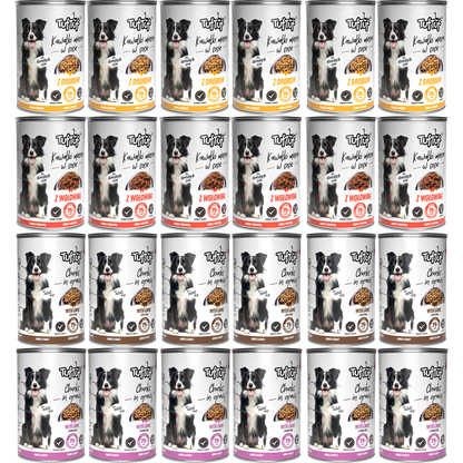 TufTuf – puszka mix smaków kawałki 24x415g