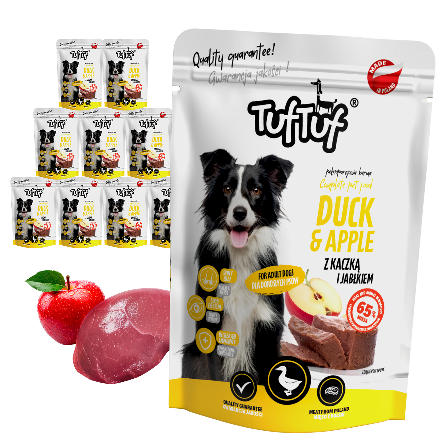 TufTuf saszetka mielonka kaczka z jabłkiem 10x300g
