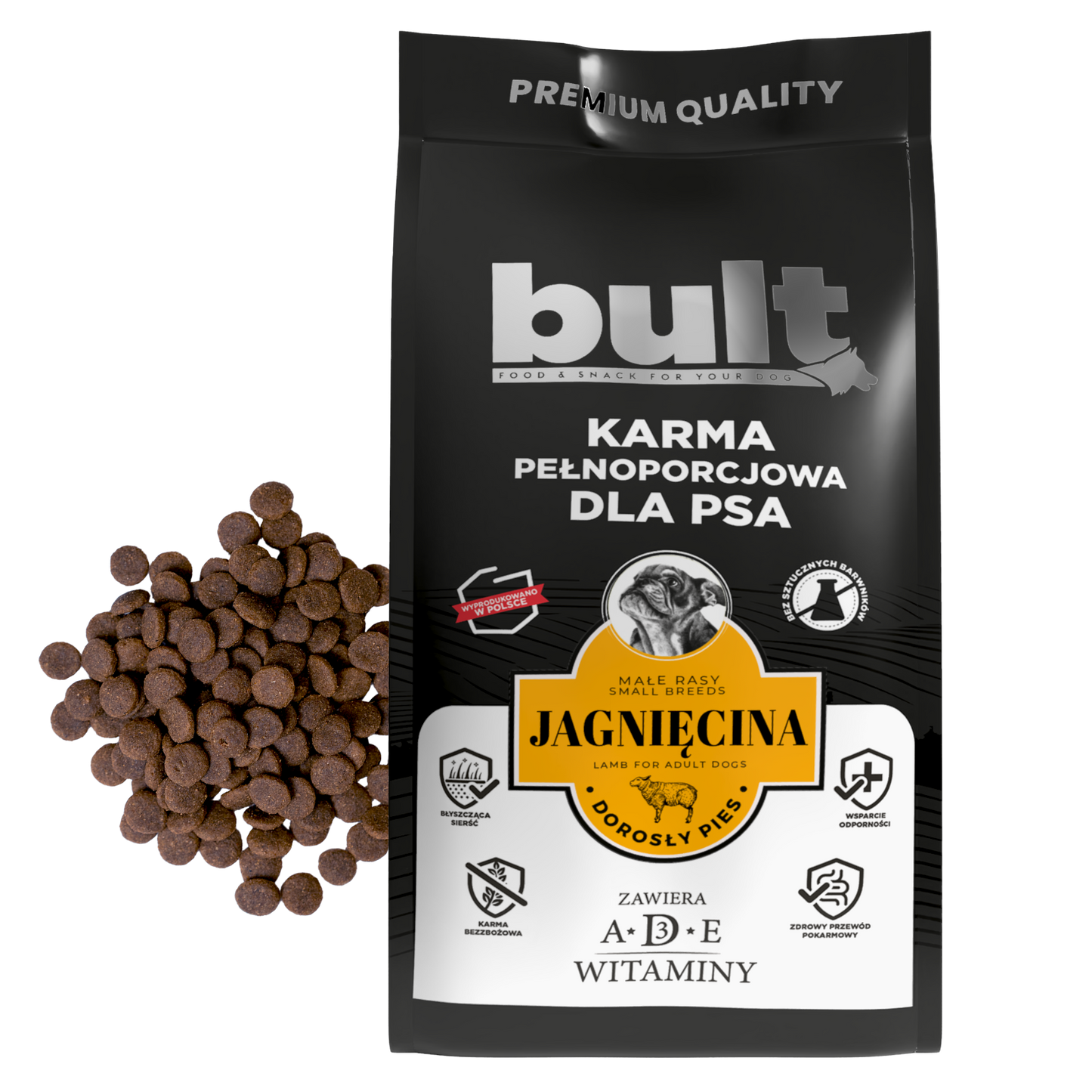 Bult karma sucha z JAGNIĘCINĄ dla dorosłych psów małych ras