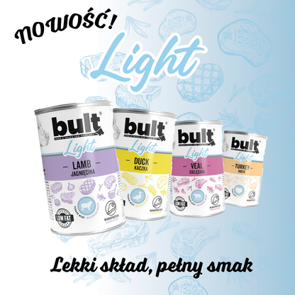 BULT LIGHT mokra karma dla psa Mix Smaków puszka 12x400g