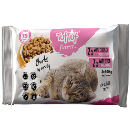 TufTuf saszetki Mix smaków 40x100g