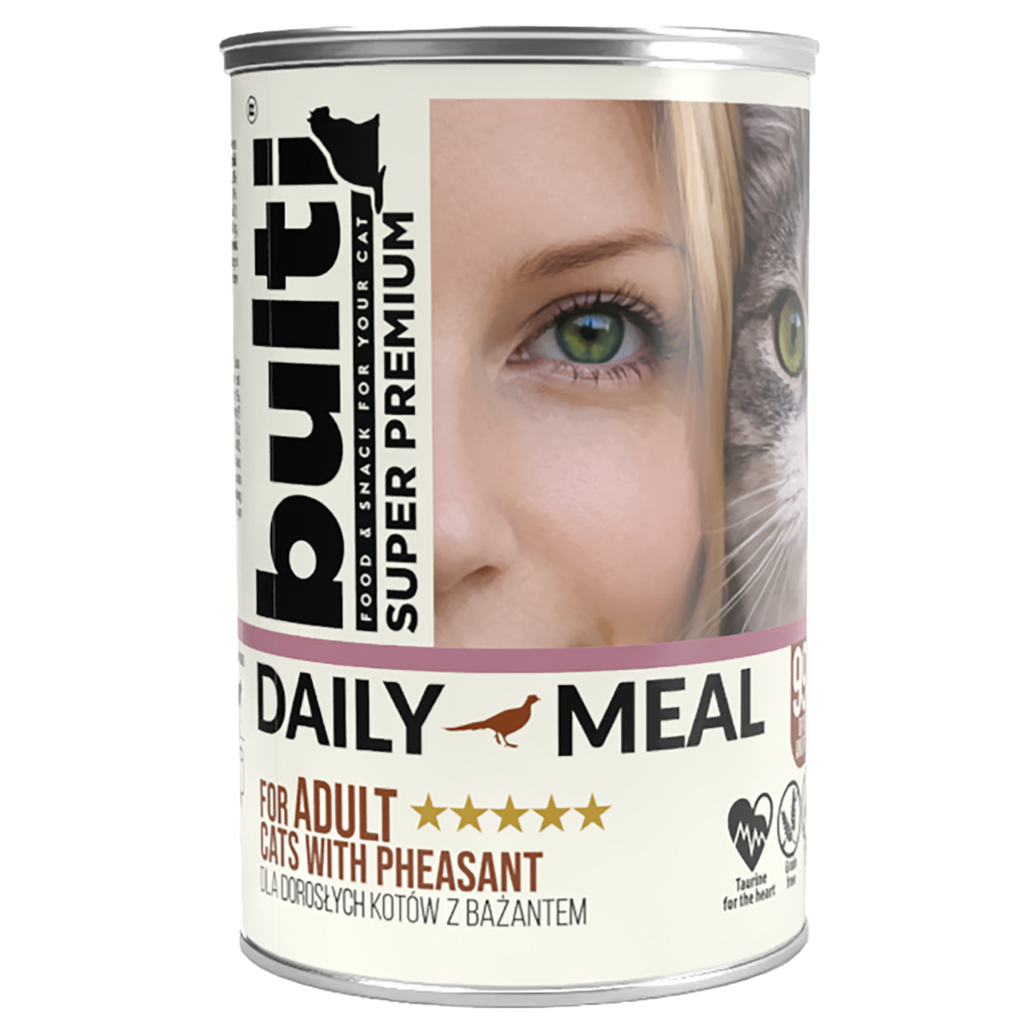 BULTI DAILY MEAL ADULT BAŻANT - mokra karma dla kota 400g