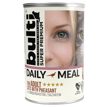 BULTI DAILY MEAL ADULT BAŻANT - mokra karma dla kota 400g