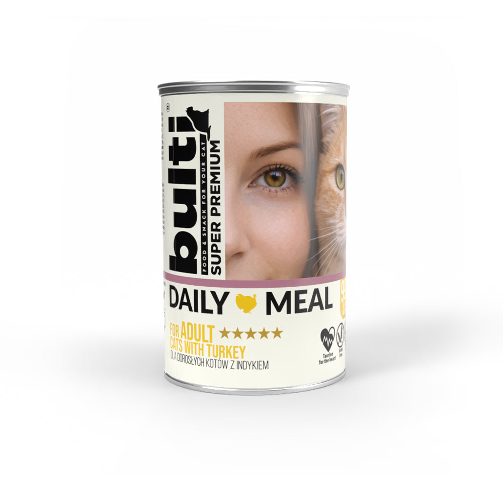 BULTI DAILY MEAL ADULT INDYK - mokra karma dla kota 400g
