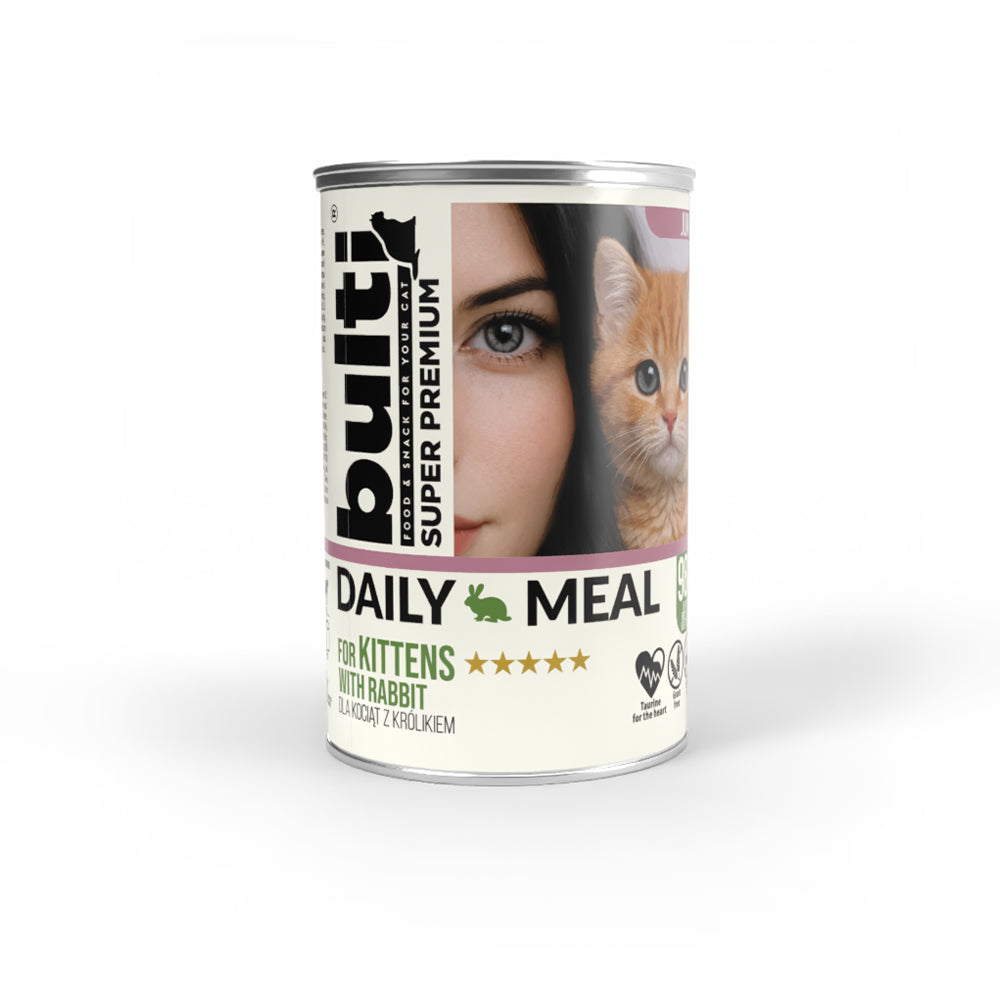 BULTI Daily Meal Kitten mokra karma dla kociąt Królik 400g