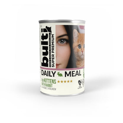 BULTI Daily Meal Kitten mokra karma dla kociąt Królik 400g