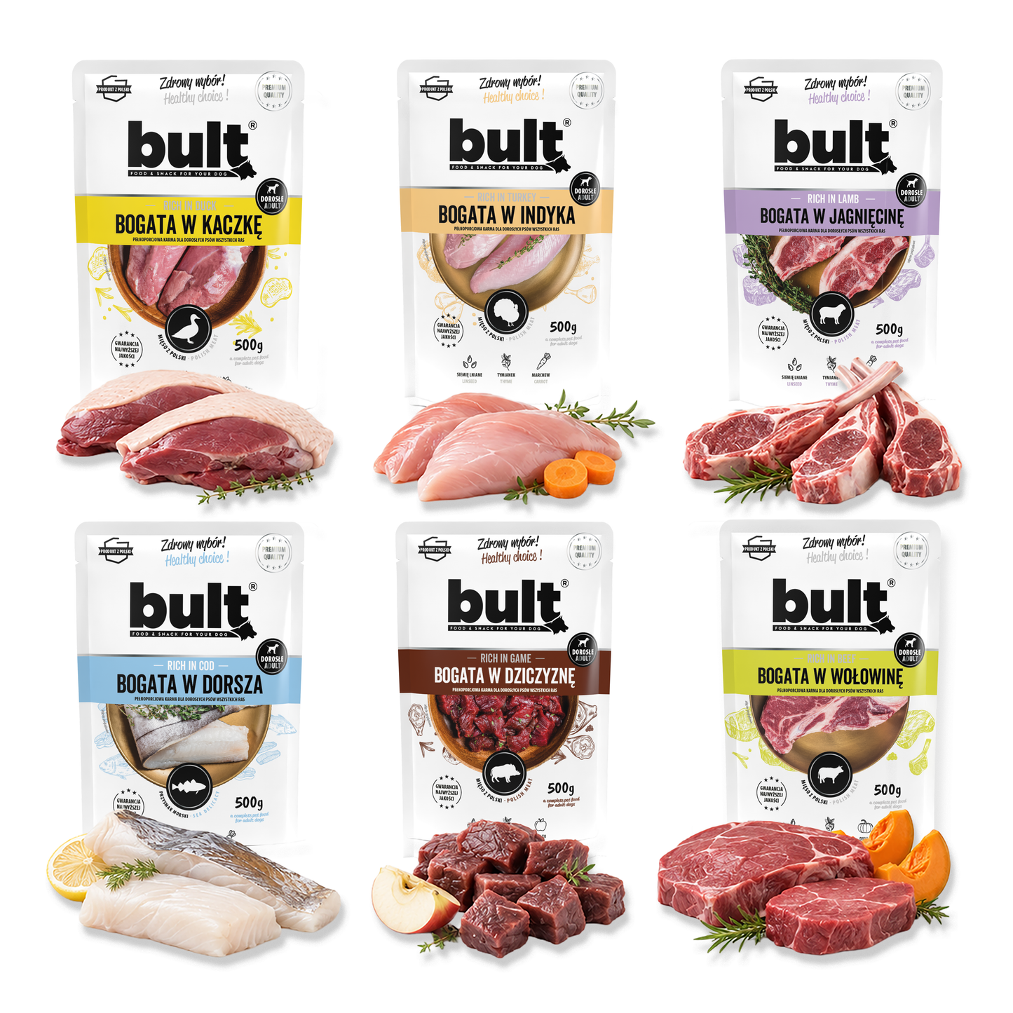 Bult – mix smaków zestaw 20x500g saszetka