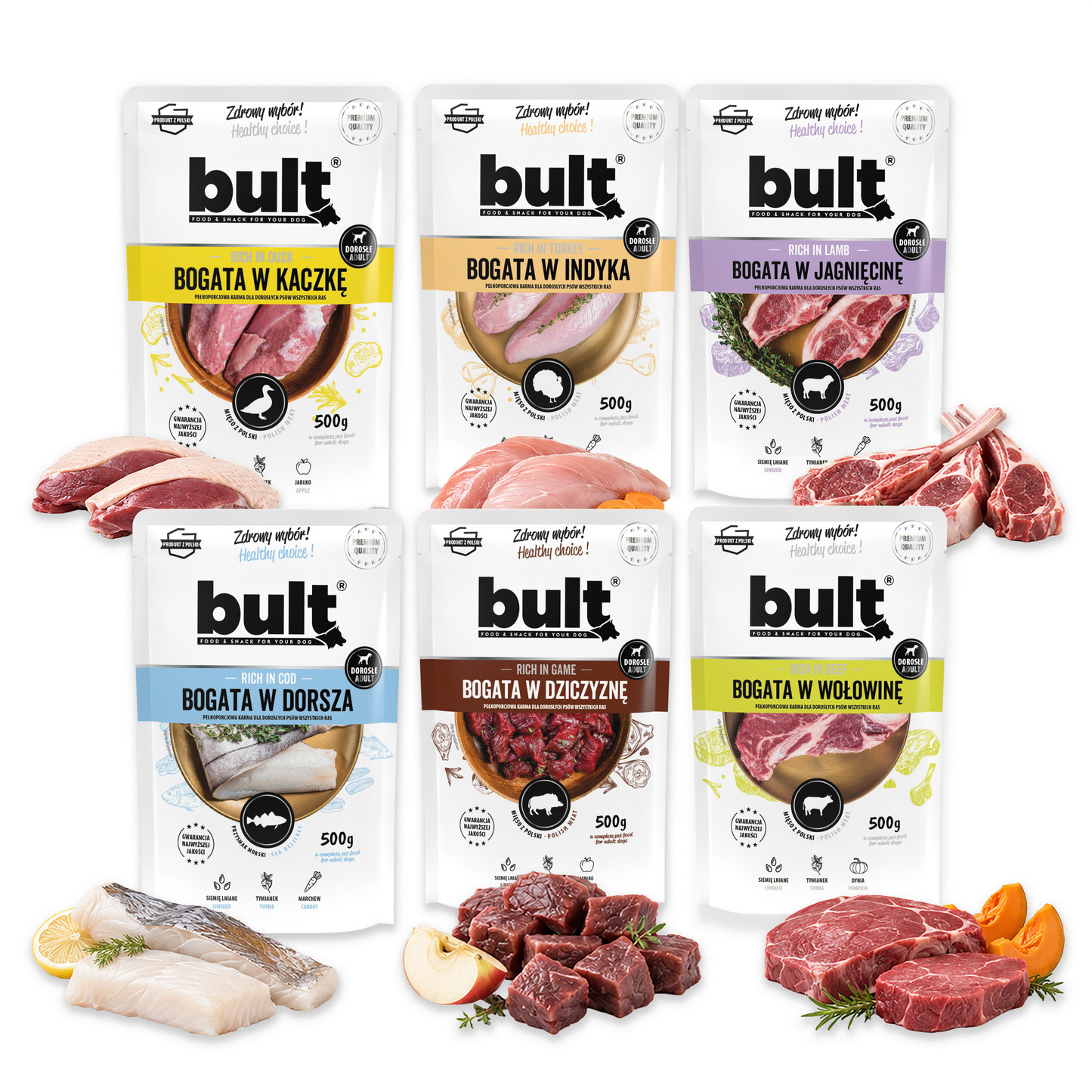 Bult – mix smaków zestaw 30x500g saszetka