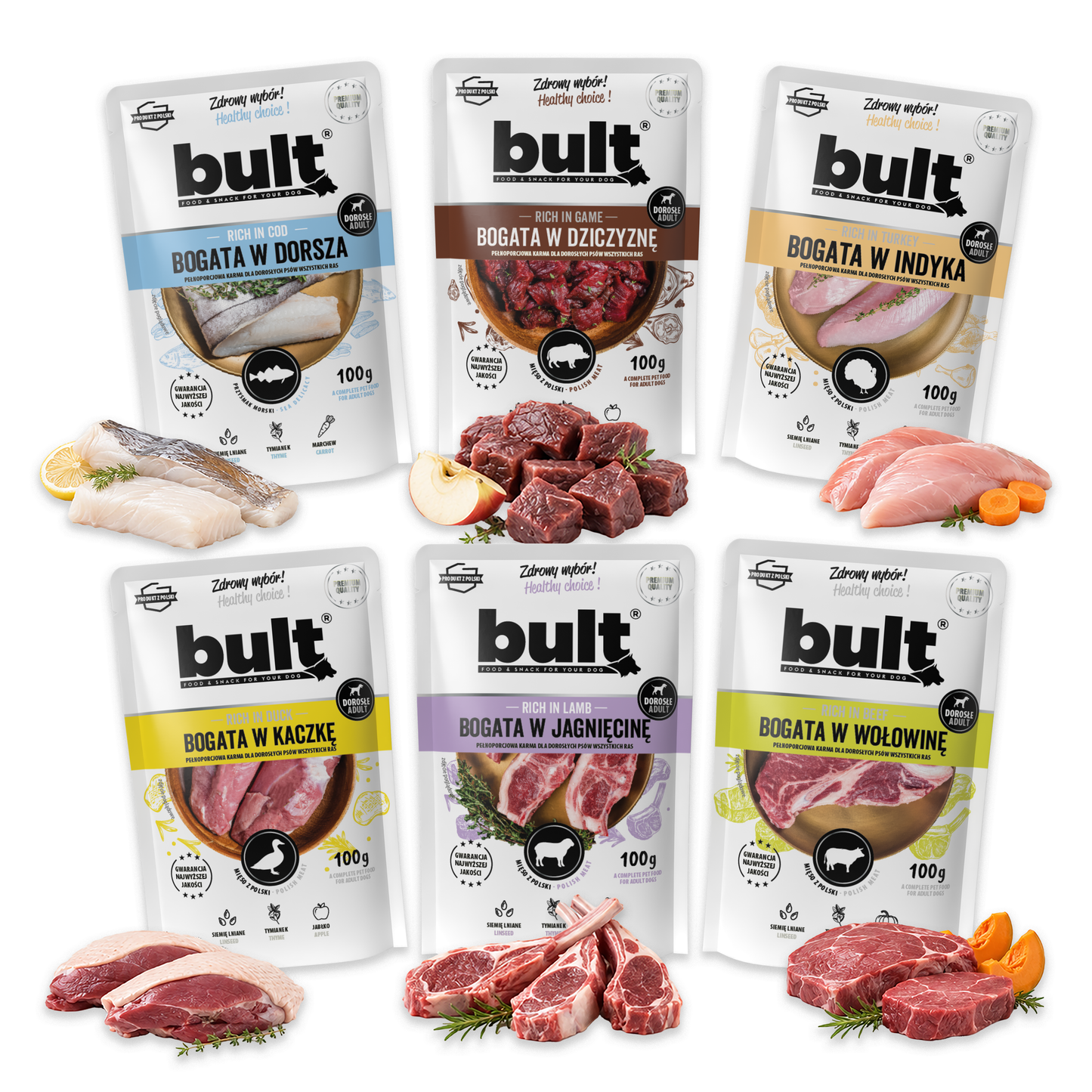 Bult – mix smaków zestaw 10x500g saszetka