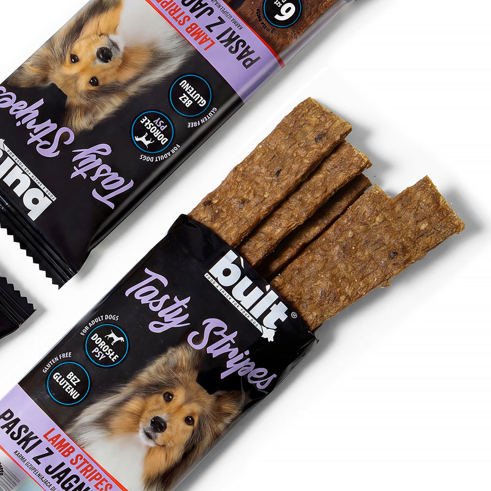 BULT Tasty Strips JAGNIĘCIA - przysmak dla psa paski 6szt