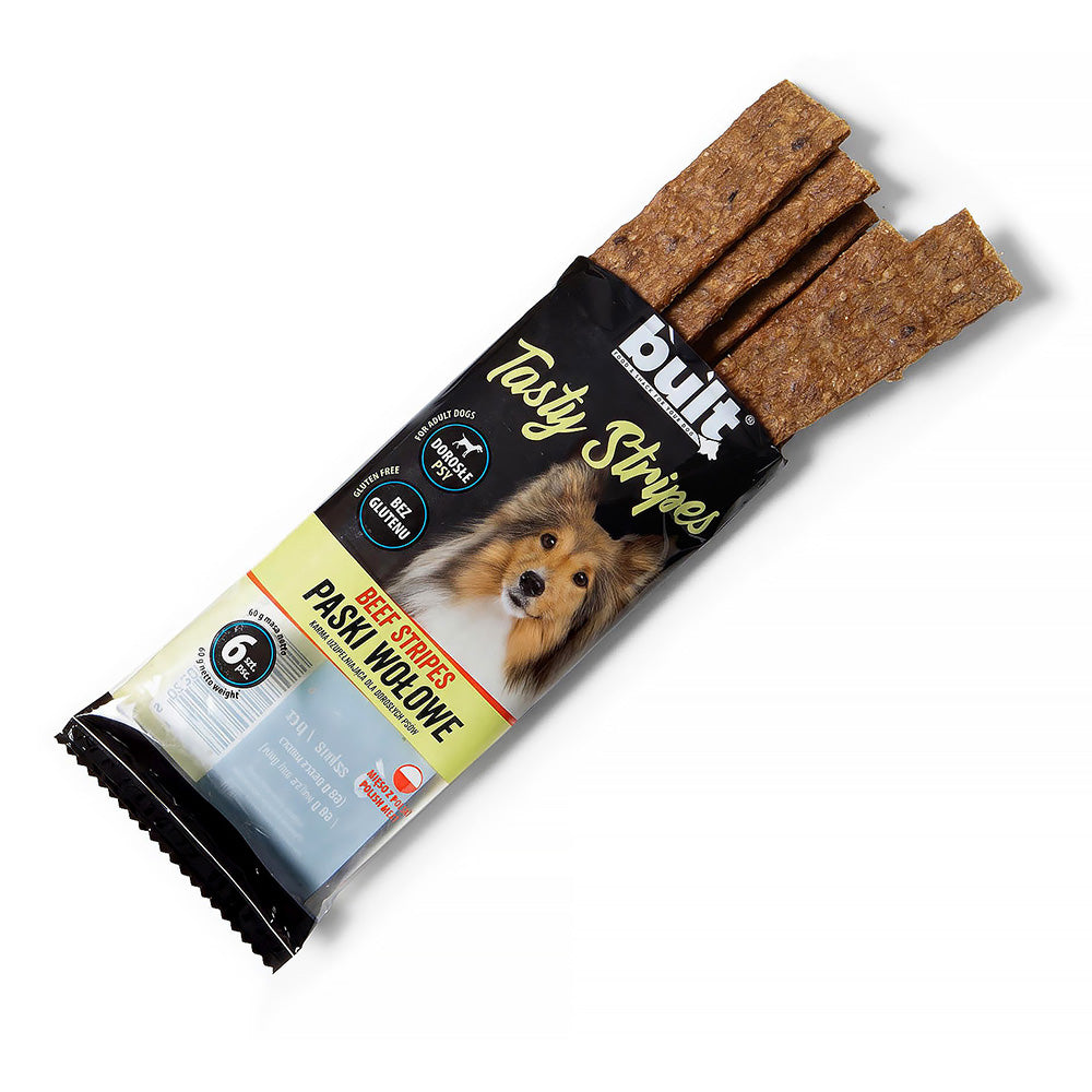 BULT Tasty Strips WOŁOWINA - przysmak dla psa paski 6szt