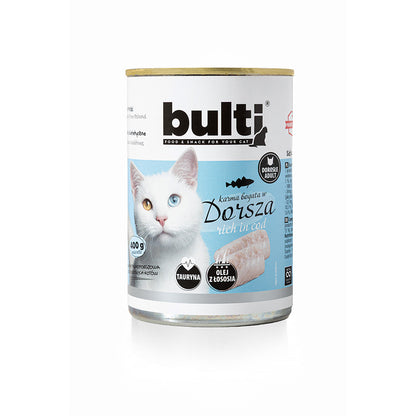 BULTI DORSZ - mokra karma dla kota, puszka 400g