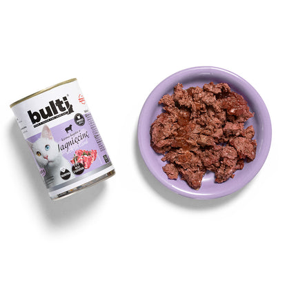 BULTI JAGNIĘCINA - mokra karma dla kota, puszka 400g