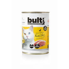 BULTI mokra karma dla kota Kaczka puszka 400g
