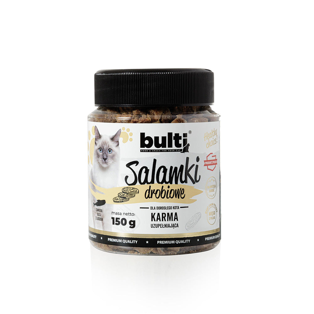 BULTI SALAMKI DRÓB - przysmak dla kota 150g