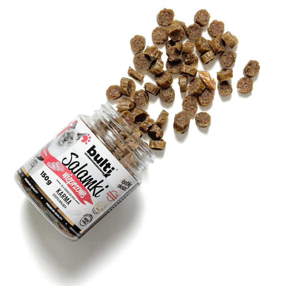BULTI SALAMKI WIEPRZOWINA - przysmak dla kota 150g