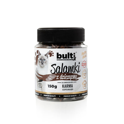 BULTI SALAMKI DZICZYZNA - przysmak dla kota 150g