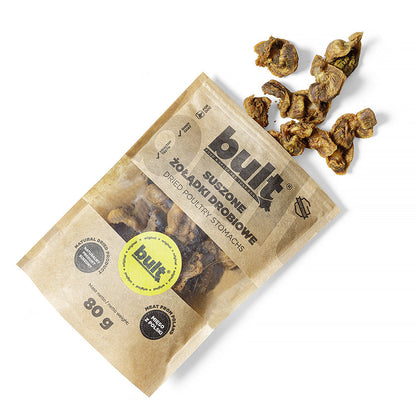 BULT gryzak naturalny dla psa żołądki drobiowe 80 g