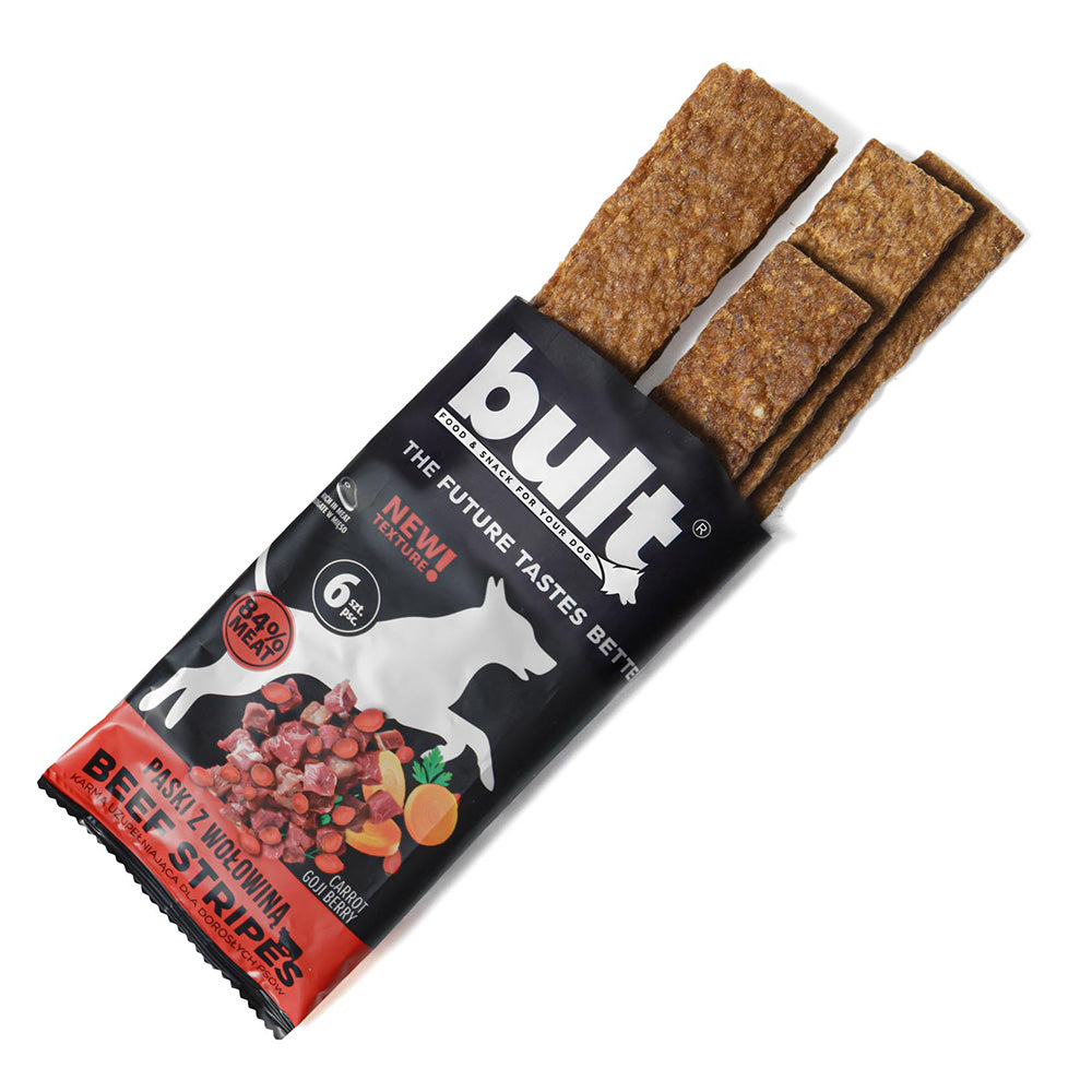 BULT Tasty Strips Superfoods przysmak dla psa paski wołowina 6 szt
